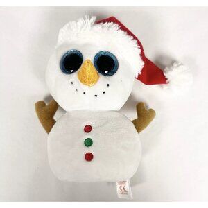 Ty Beanie Baby Scoop the Snowman Christmas Winter